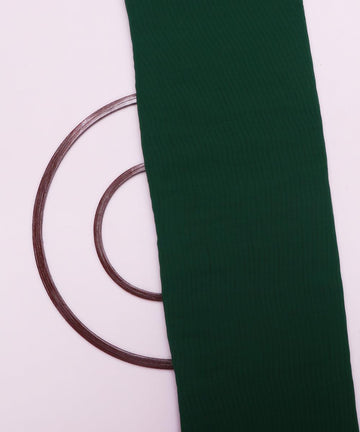 dark green plain pleated georgette fabric b103 6085